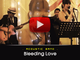 Bleeding Love - Acoustic Video