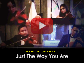 Just the way you are - String Quartet Video from Kryptonite Entertainment